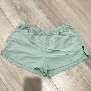 Mint green Patagonia shorts